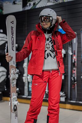 Превью  Куртка горнолыжная VIST Crystal Stone Truered